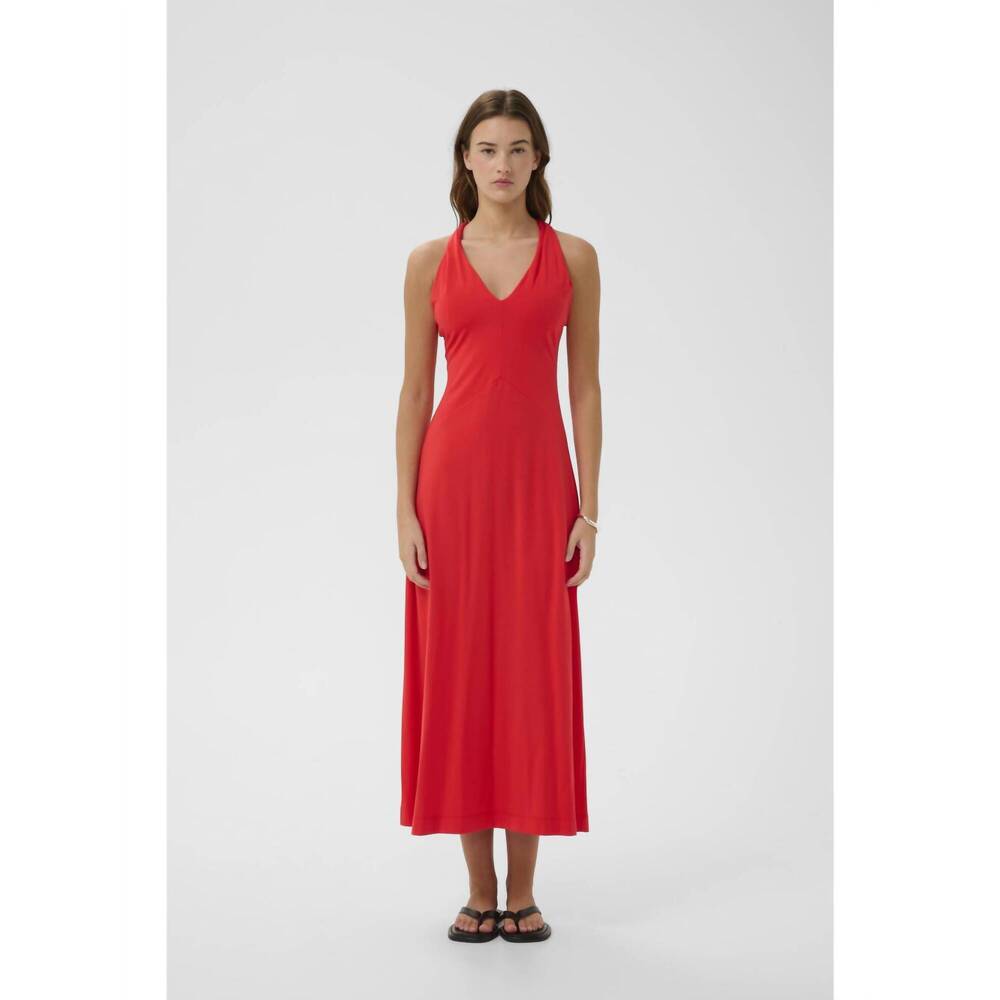 NEW INWEAR pennieiw long dress in red